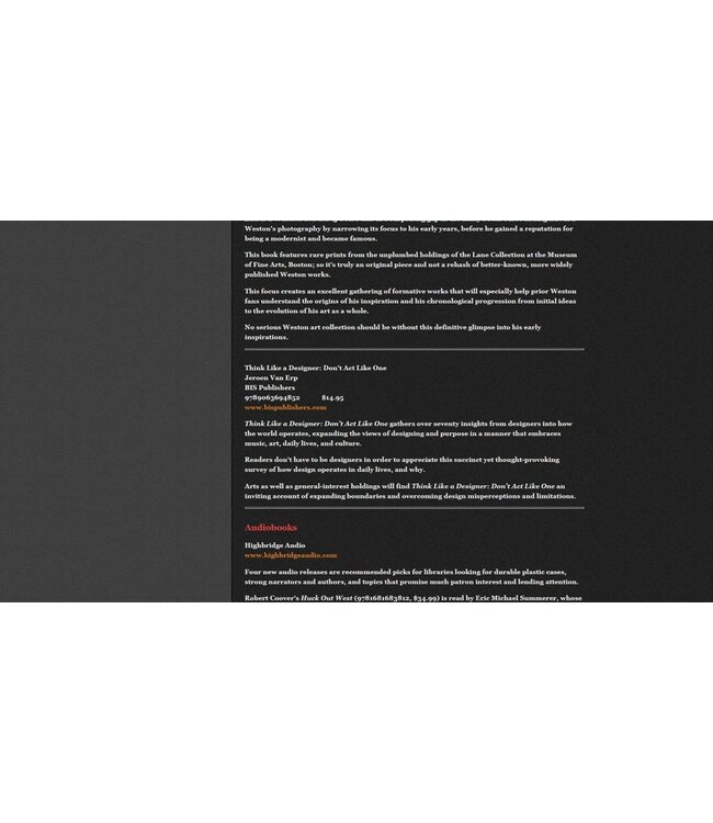 Think Like A Designer Don't Act Like One (ENG)
