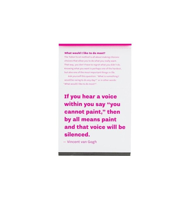 To Don't List
