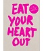 Marcus Kraft Eat Your Heart Out Postcard Block
