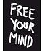 Marcus Kraft Free Your Mind Postcard Block