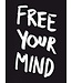 Marcus Kraft Free Your Mind Postcard Block
