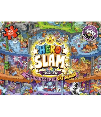 Jamie Smart's Hero Slam Jigsaw Puzzle: Inside the Temple of the Cat Demon