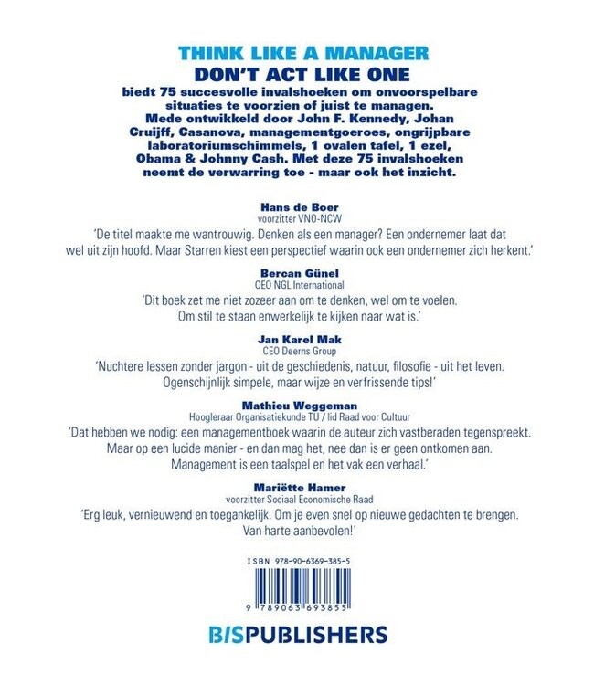 Think Like A Manager Don't Act Like One