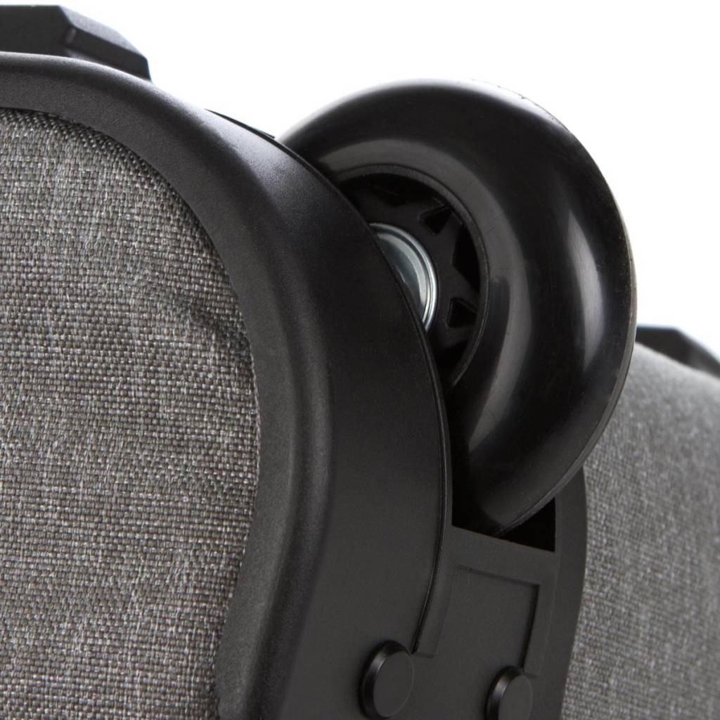 Eastpak Eastpak Tranverz S Black Denim Handbagage reistas met wieltjes