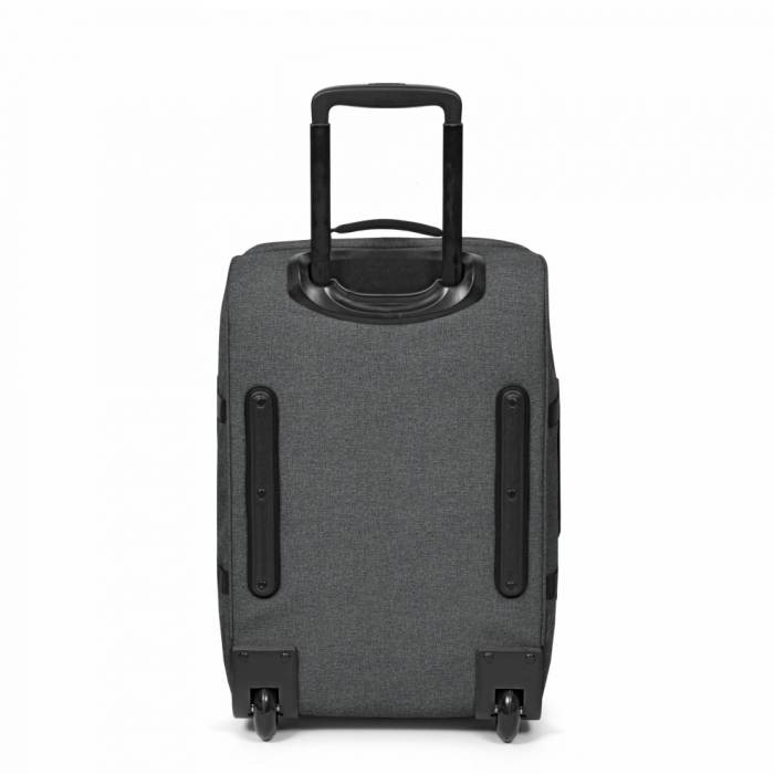 Eastpak Eastpak Tranverz S Black Denim Handbagage reistas met wieltjes