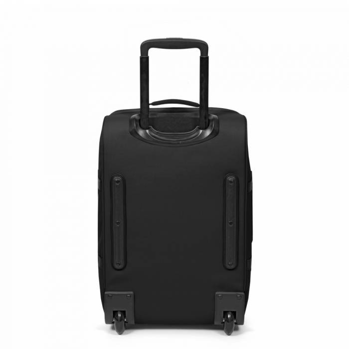 Eastpak Eastpak Tranverz S Black Handbagage reistas met trolleysysteem wieltjes zwart