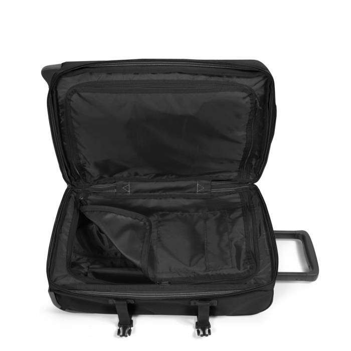Eastpak Eastpak Tranverz S Black Handbagage reistas met trolleysysteem wieltjes zwart