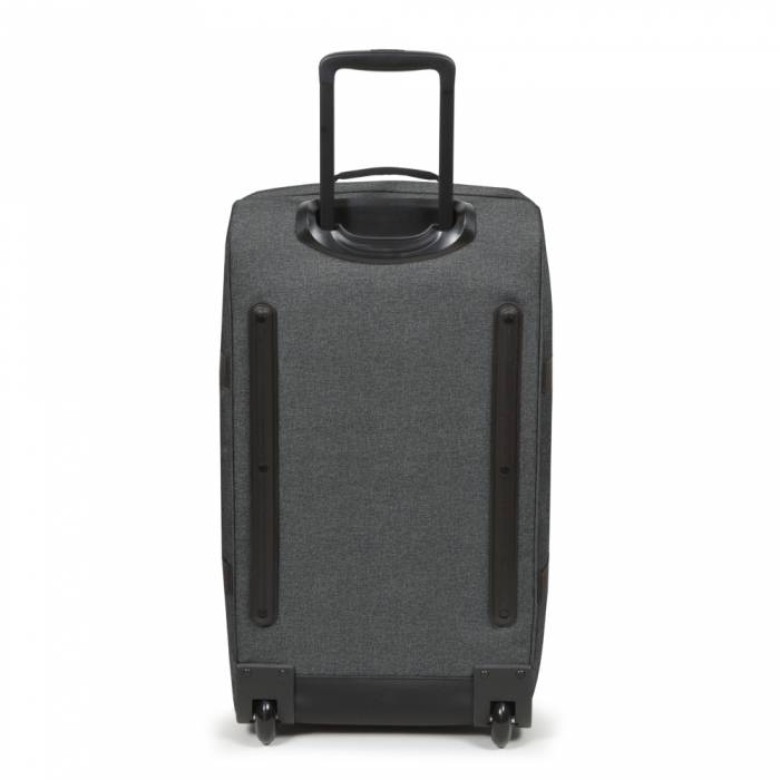 Eastpak Eastpak Tranverz M Black Denim reistas met trolley 78 liter reistrolley lichtgewicht
