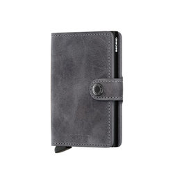 Secrid Secrid Mini Wallet Vintage Grey-Black pasjeshouder