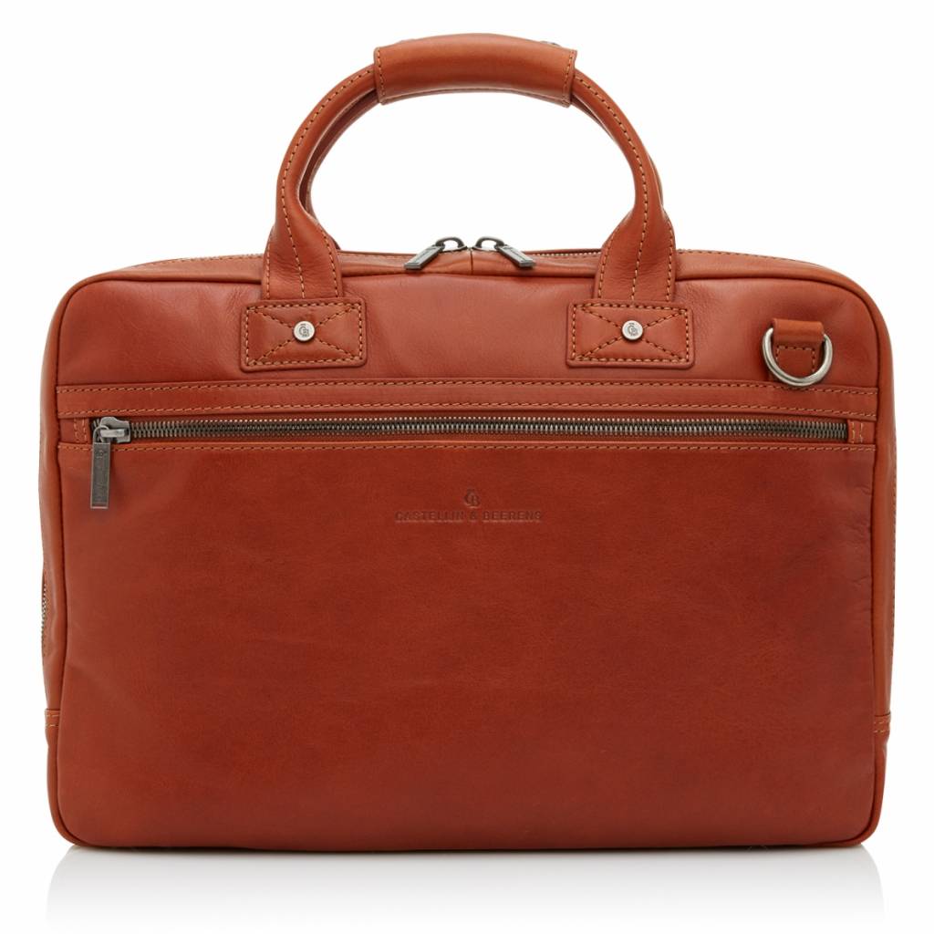 Castelijn en Beerens Castelijn & Beerens Firenze Business Laptopbag 15.6" licht bruin