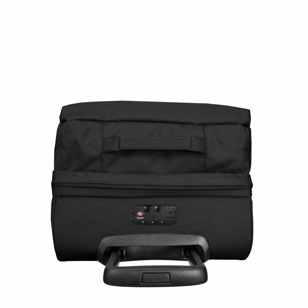 Eastpak Eastpak Tranverz S Black Denim Handbagage reistas met wieltjes