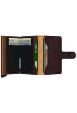 Secrid Secrid Mini Wallet Veg Caramello uitschuifbare pasjeshouder