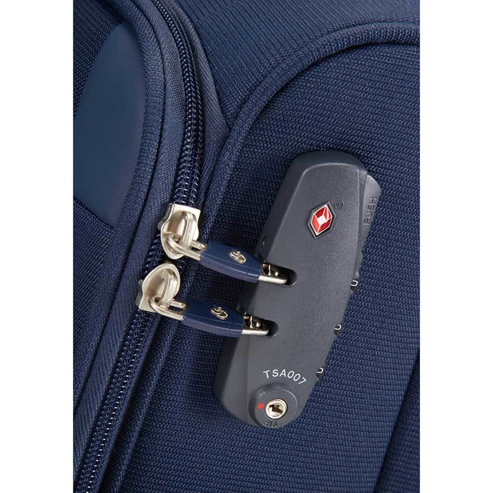 Samsonite Samsonite Dynamo Spinner Navy Blue 55x40x20 cm handbagage koffer