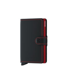 Secrid Secrid Mini Wallet Matte Black & Red pasjeshouder