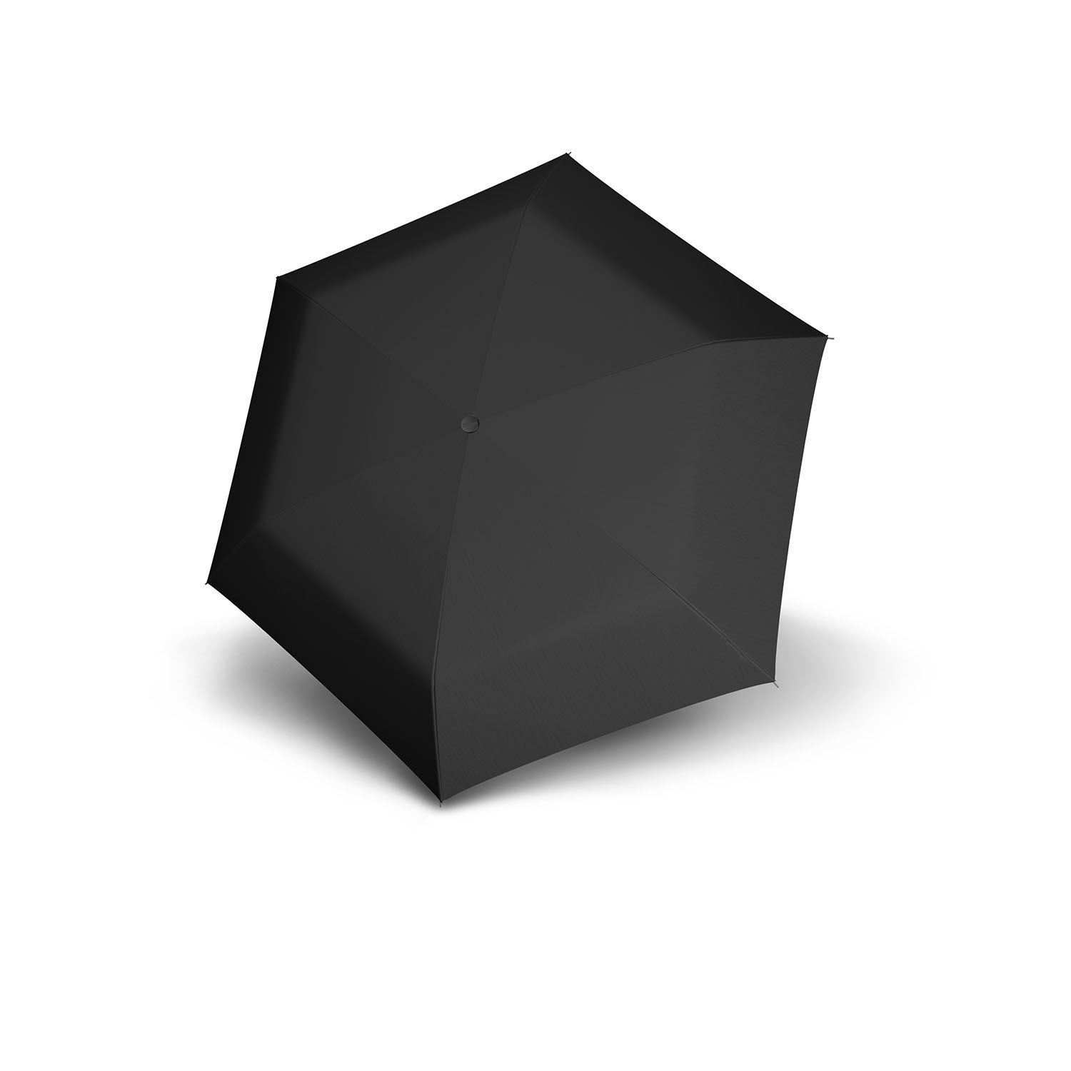 Doppler Doppler Carbonsteel mini slim - black - zeer lichte platte paraplu