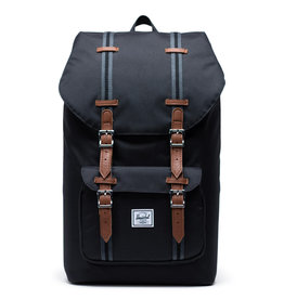 Herschel Herschel Little America Black Black Tan rugzak