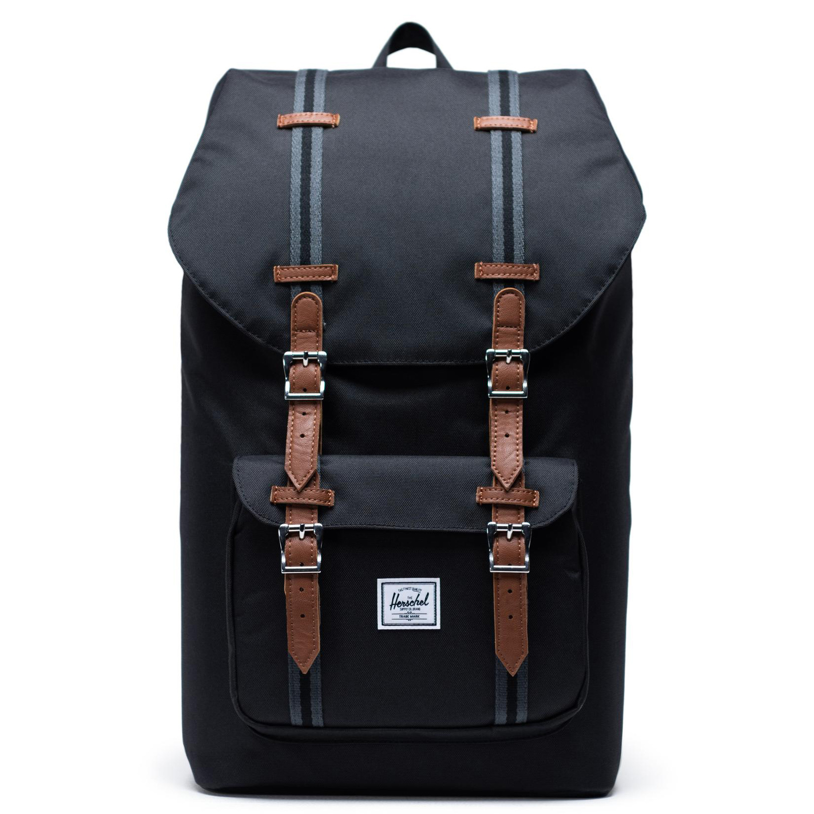 toernooi riem Naar boven herschel schooltas rugzak little america laptoptas Black Black Tan -  Cargotravelshop.nl