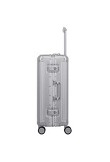 Travelite Next middenmaat koffer - Luxe Aluminium M Trolley 67cm - medium - zilver