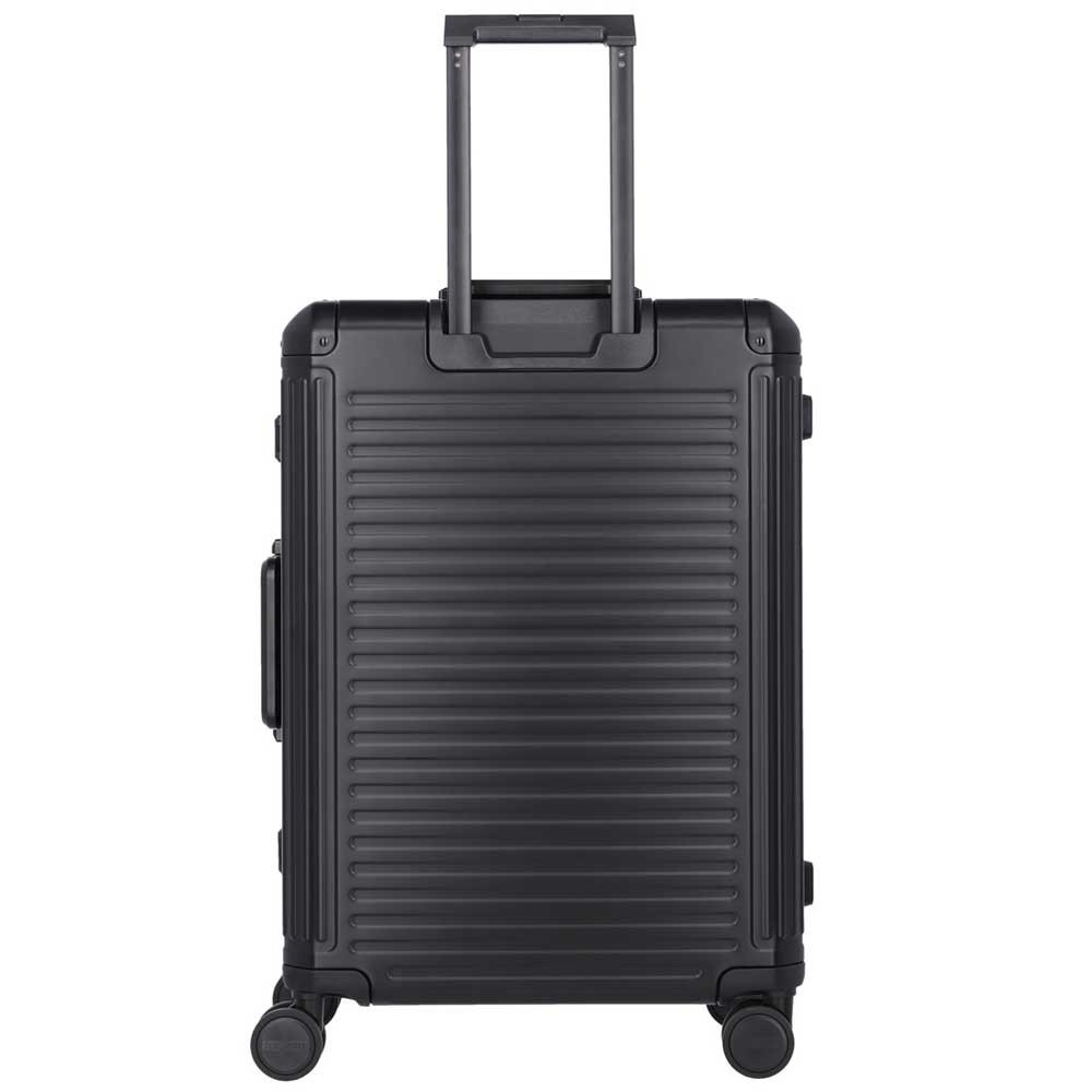 Travelite Travelite Next middenmaat koffer - Luxe Aluminium M Trolley 67cm - medium - zwart