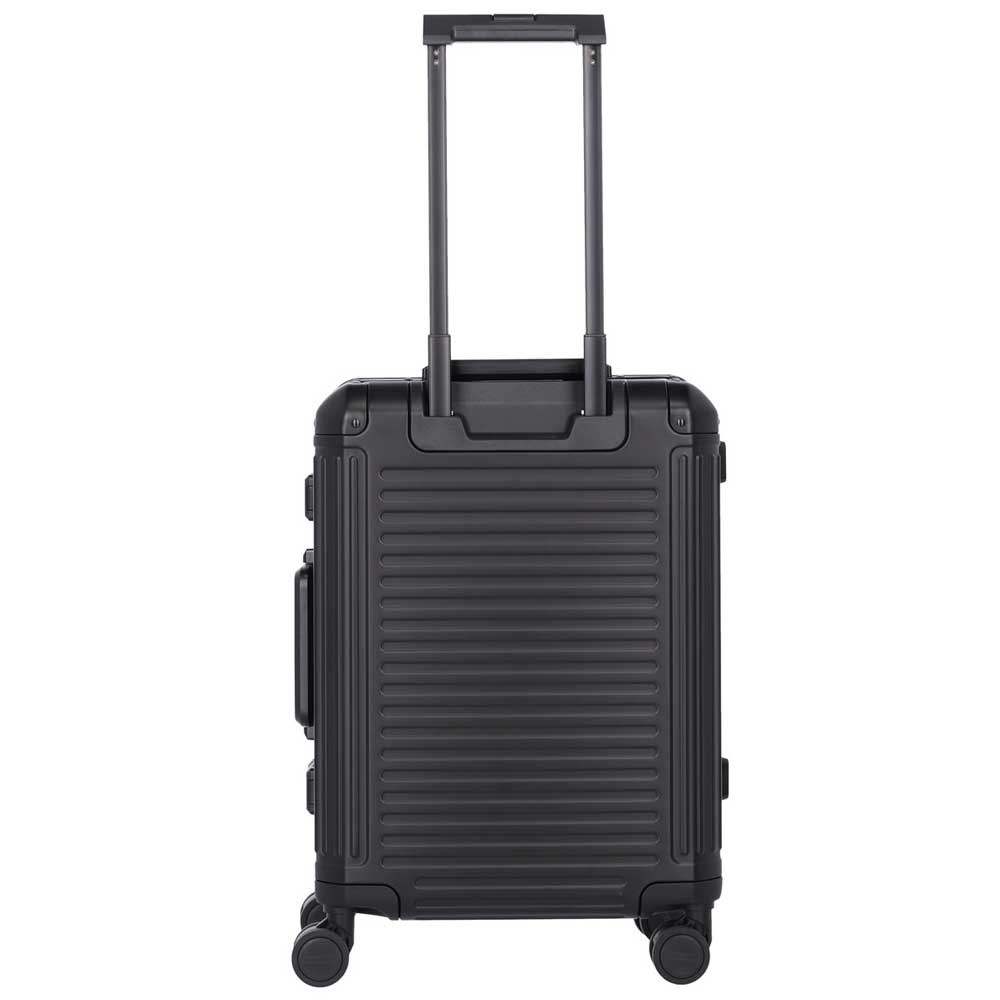 Travelite Next grote maat koffer - Luxe Aluminium L Trolley 77cm - Large - zwart
