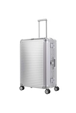 Travelite Travelite Next grote maat koffer - Luxe Aluminium L Trolley 77cm - Large -  zilver