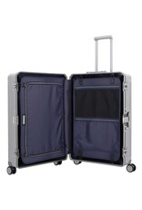 Travelite Travelite Next grote maat koffer - Luxe Aluminium L Trolley 77cm - Large -  zilver