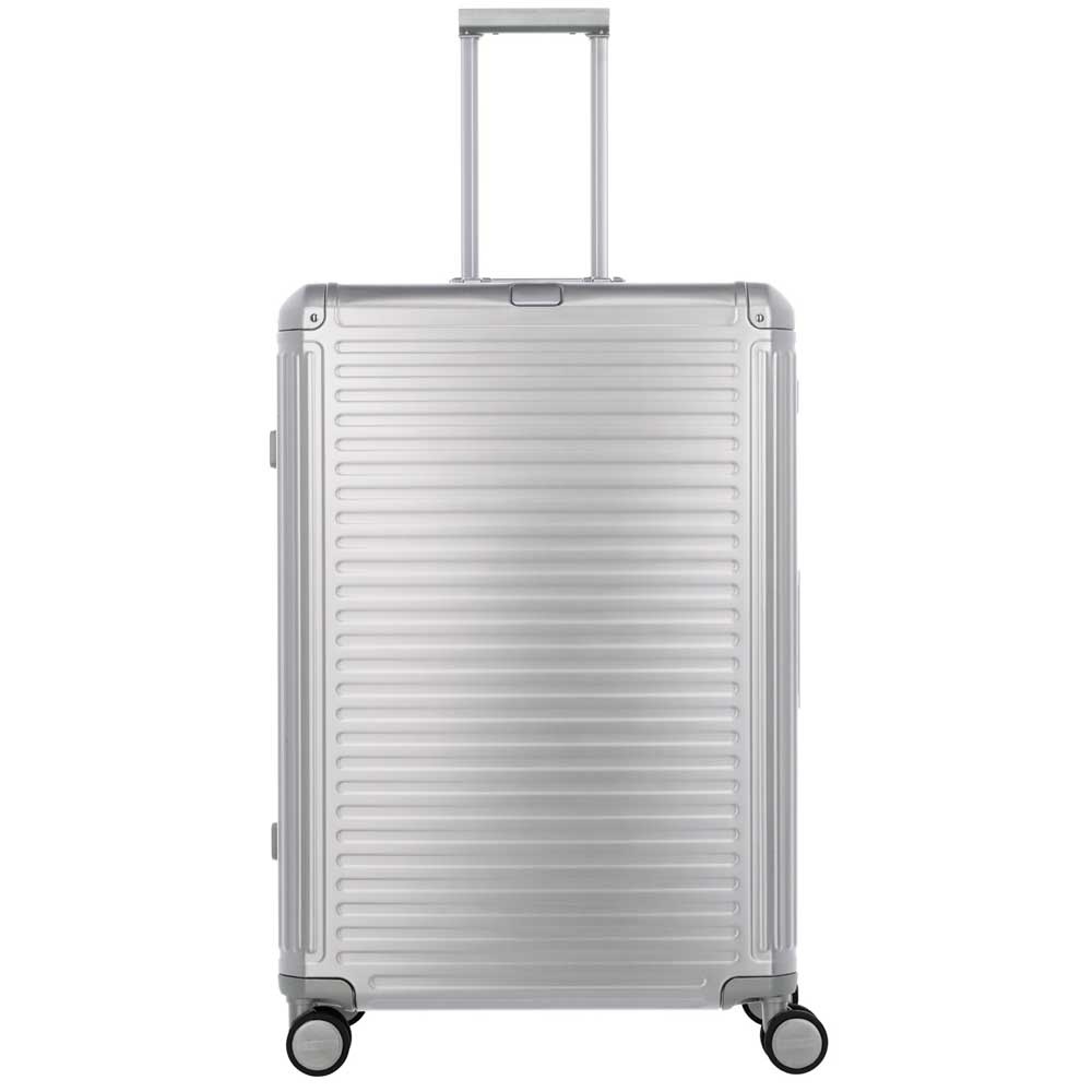 Travelite Travelite Next grote maat koffer - Luxe Aluminium L Trolley 77cm - Large -  zilver