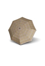 Knirps Knirps T-200 M Duomatic Windproof Paraplu  - Check Beige