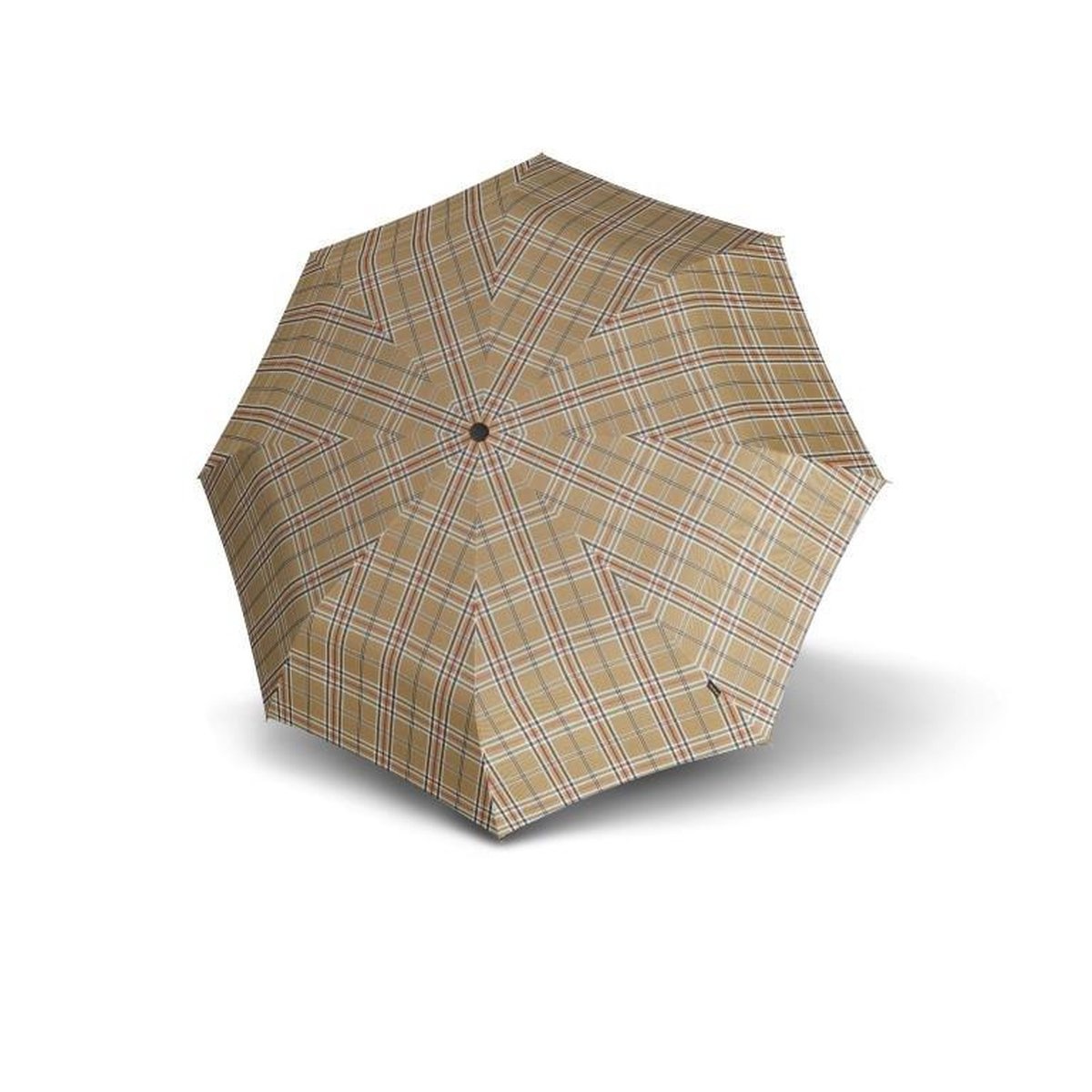 Knirps Knirps T-200 M Duomatic Windproof Paraplu  - Check Beige