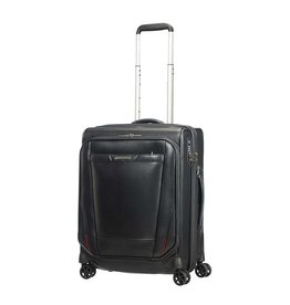 Samsonite Samsonite PRO-DLX 5 LTH leren handbagage Spinner 55cm Uitbreidbaar 15.6" laptopvak