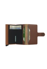 Secrid Secrid Mini Wallet Saffiano Caramel - pasjeshouder portemonnee