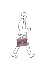 Castelijn en Beerens Castelijn & Beerens - Rien aktetas 13.3 inch laptoptas - cognac