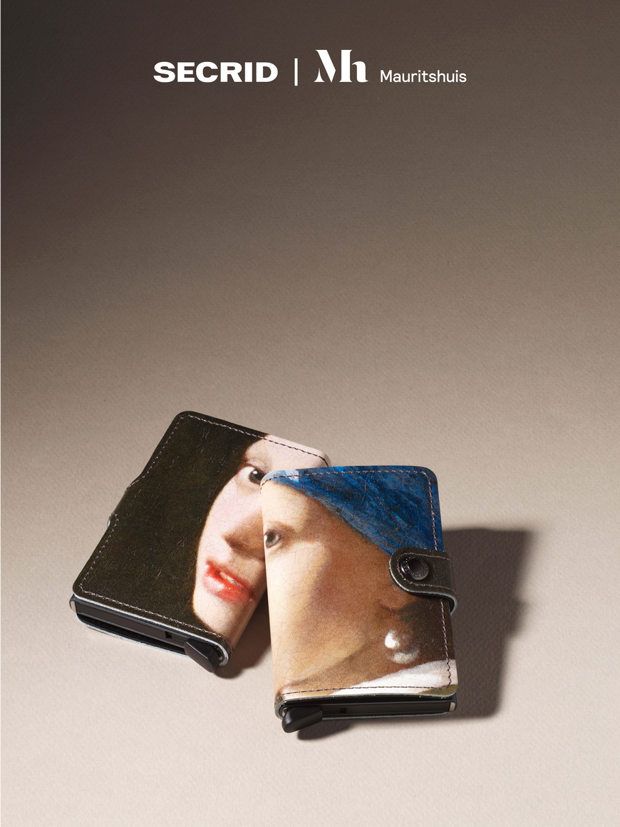 Secrid Secrid Mini Wallet Girl With A Pearl Earring pasjeshouder portemonnee