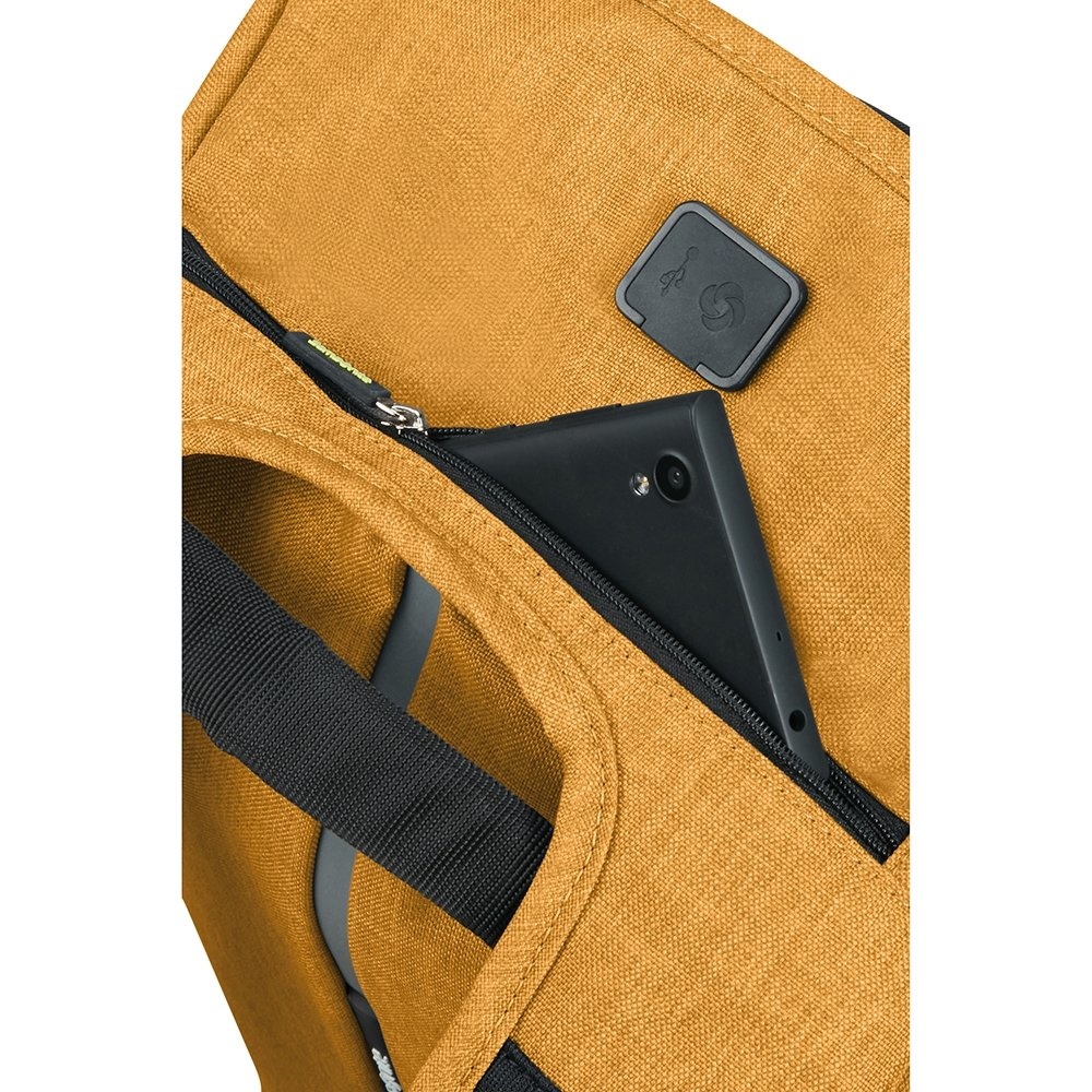 Samsonite Samsonite Securipak Laptop Backpack - Anti diefstal rugzak - 15.6'' sunset yellow