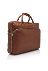 Castelijn en Beerens Castelijn & Beerens Firenze Business Laptopbag 17" cognac