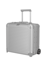 Travelite Travelite Next Business wheeler - Luxe Aluminium Underseater handbagage trolley- zilver