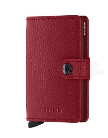 Secrid Secrid Mini Wallet Veg Rosso Bordeaux uitschuifbare pasjeshouder portemonnee