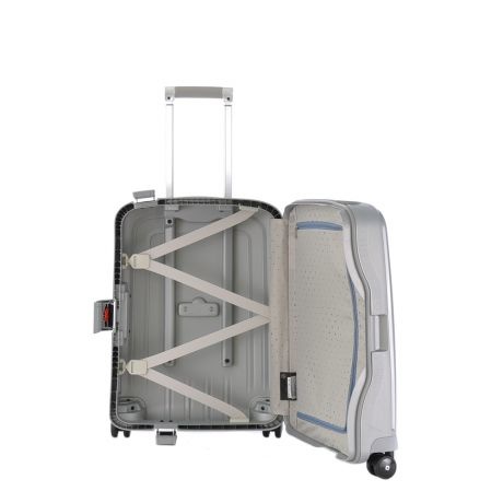 Samsonite Samsonite S'Cure Spinner 55cm handbagagekoffer - Zilver