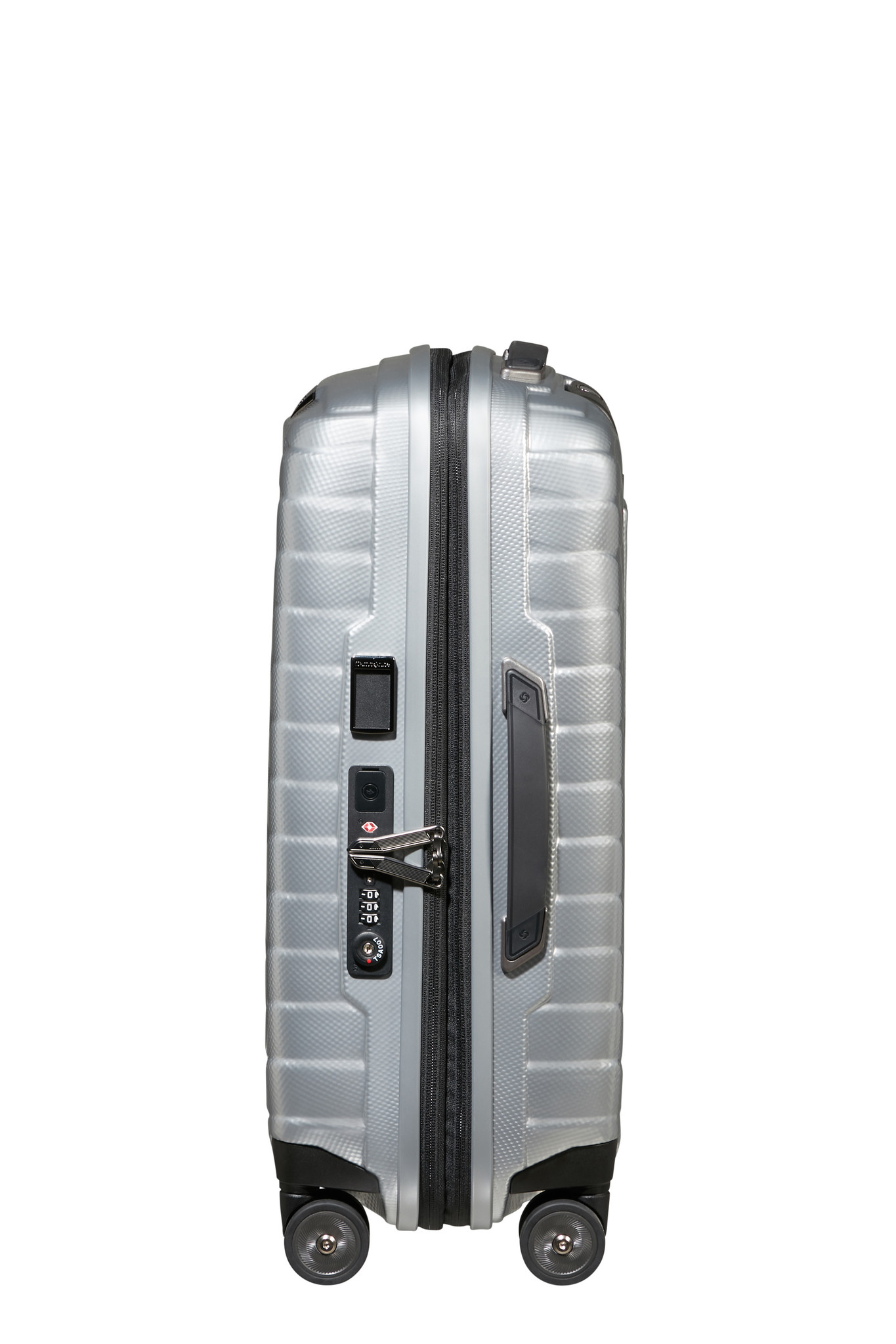 Samsonite Samsonite handbagagekoffer - Proxis - Spinner 55 x 35 exp. Silver
