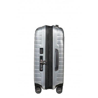 Samsonite Samsonite handbagagekoffer - Proxis - Spinner 55 x 35 exp. Silver