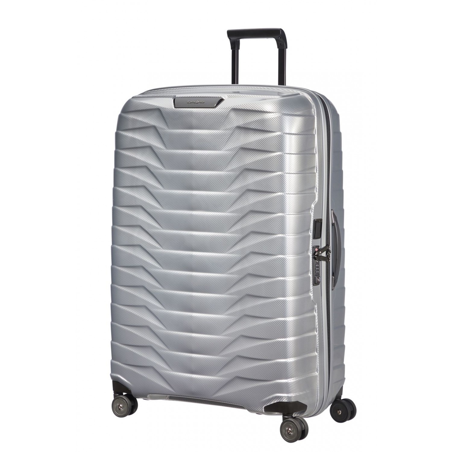 Gelukkig Giftig mengsel Samsonite Reiskoffer - Proxis - XL Spinner 81 - Silver - Cargotravelshop.nl