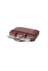 Tony Perotti Tony Perotti Italiaans leren 1 vaks laptoptas - Bordeaux rood