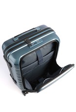 Travelite Air Base Spinner 55 - harde handbagagekoffer met voorvak - Ice Blue