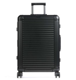 Travelite Next middenmaat koffer - Luxe Aluminium M Trolley 67cm - zwart