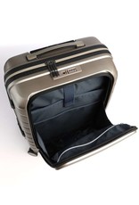 Travelite Travelite Air Base Spinner 55 - harde handbagagekoffer met voorvak - Champagne