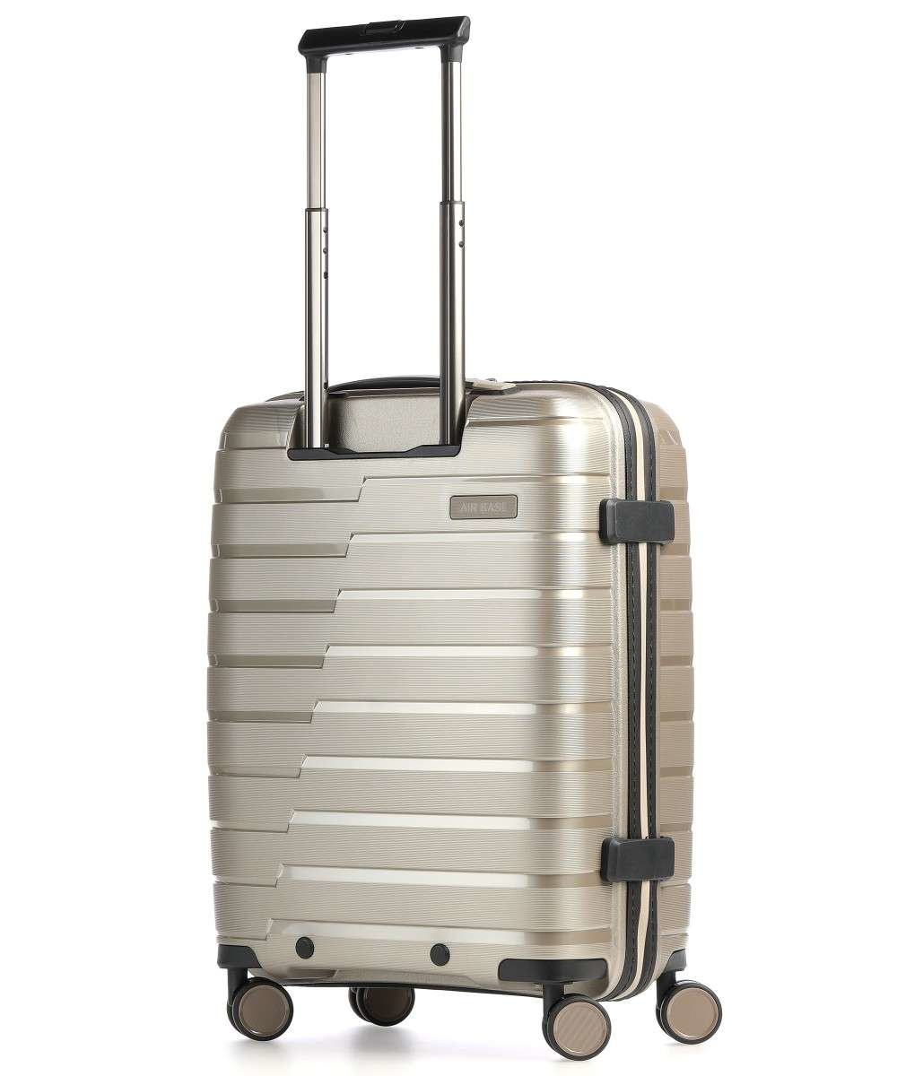 Travelite Travelite Air Base Spinner 55 - harde handbagagekoffer met voorvak - Champagne