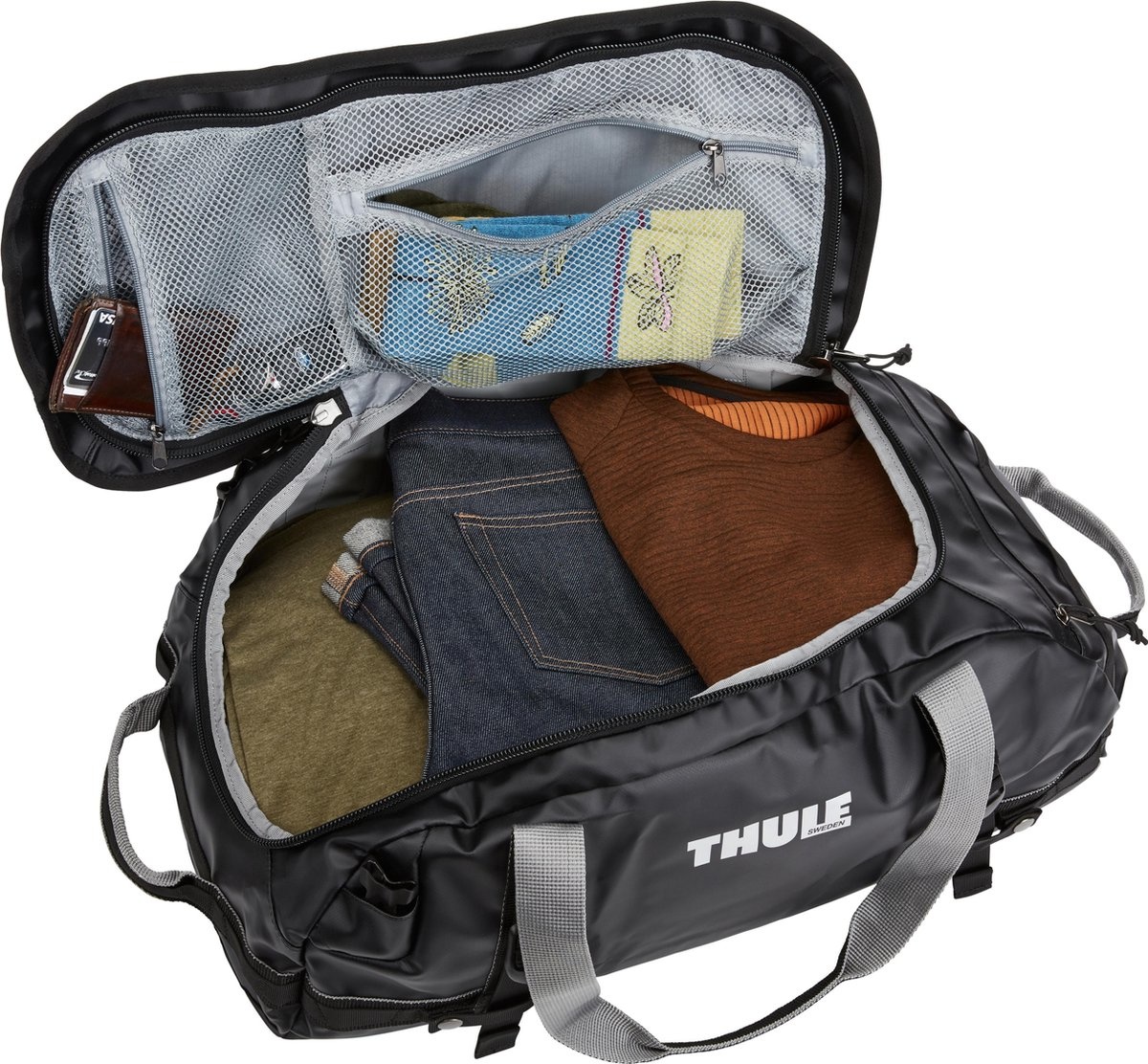 Thule Thule Chasm Duffel / rugzak 40L - handbagagetas - Zwart