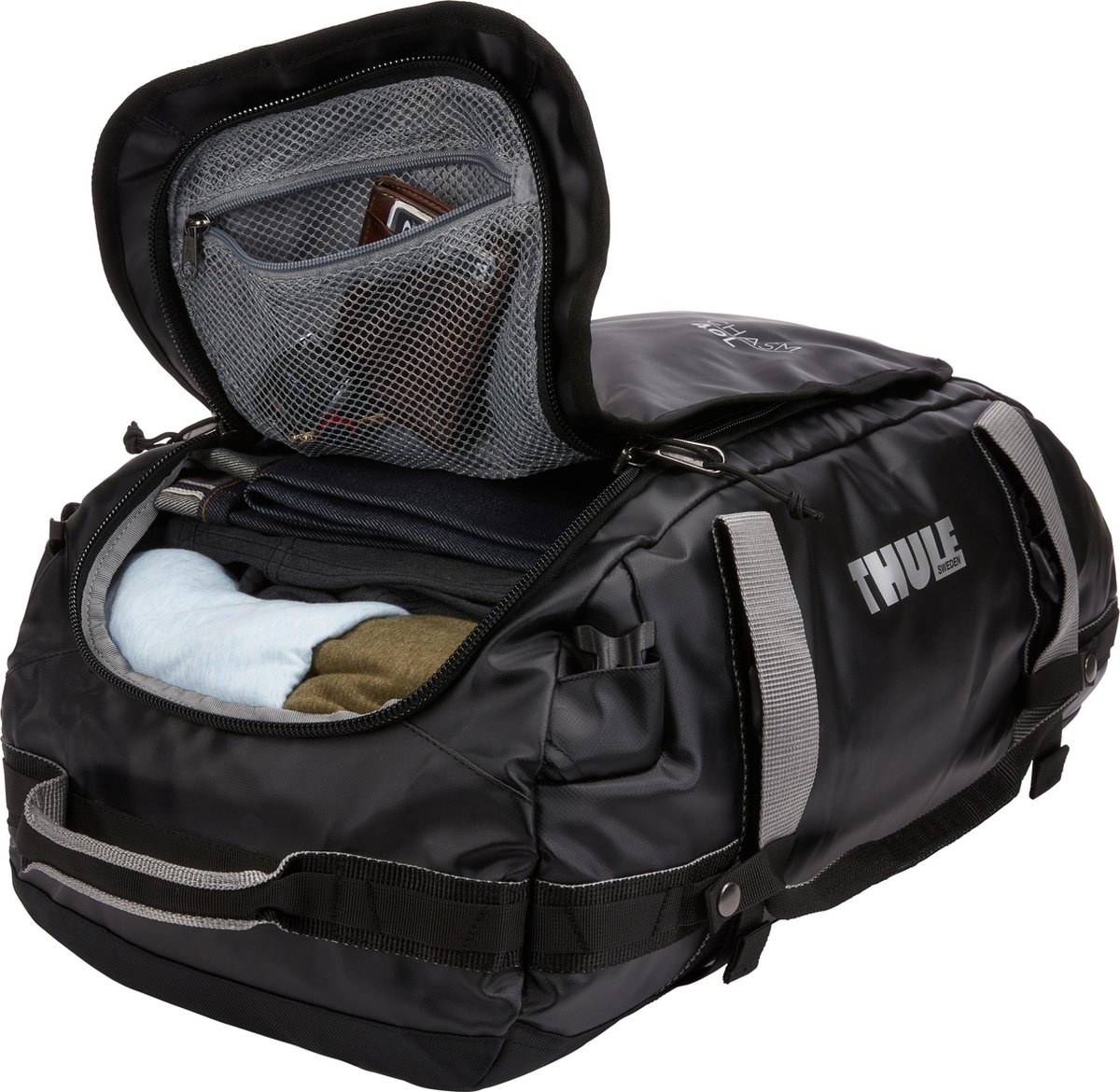 Thule Thule Chasm Duffel / rugzak 40L - handbagagetas - Zwart