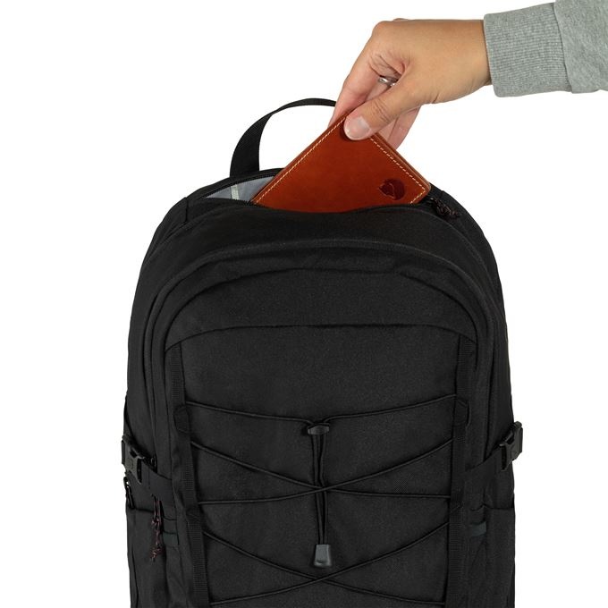 Fjallraven FJÄLLRÄVEN Skule 28 Rugzak 15 inch laptoptas - Black