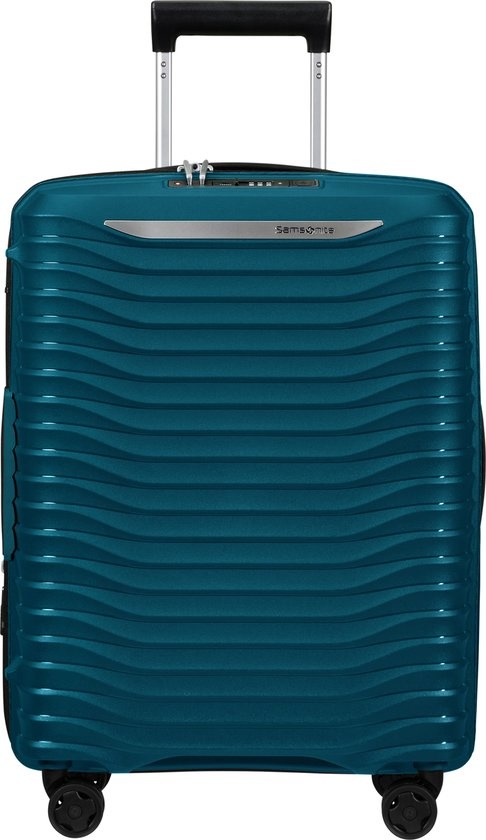 Samsonite Samsonite Handbagage Reiskoffer - Upscape - Spinner 55 uitbreidbaar - Petrol Blue